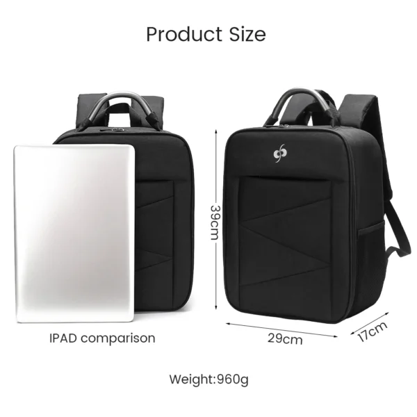 For FPV Backpack Shoulder Bag Carrying Case Portable Waterproof Case for dji fpv bag drone backpack Combo Drone DJI Goggles Tool - Image 2