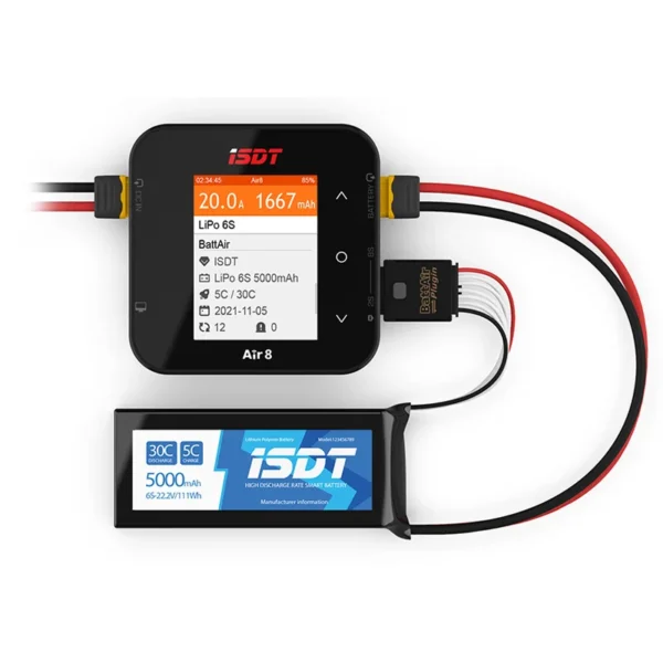 ISDT Air 8 Smart Charger Support New BattAir Smart Battery/APP Connection/Support 1-8S Battery ULiHv 500W 20A For Rc Drone Car - Image 3
