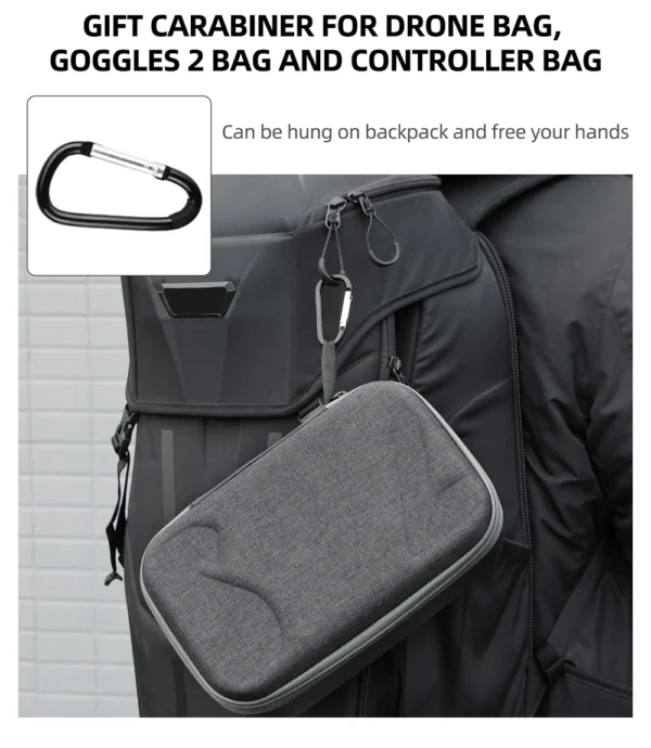 Sunnylife Storage Bag for DJI Avata Drone Bag Box Portable Handbag Carrying Case For DJI Googles 2/FPV Goggles V2 Accessories - Image 5