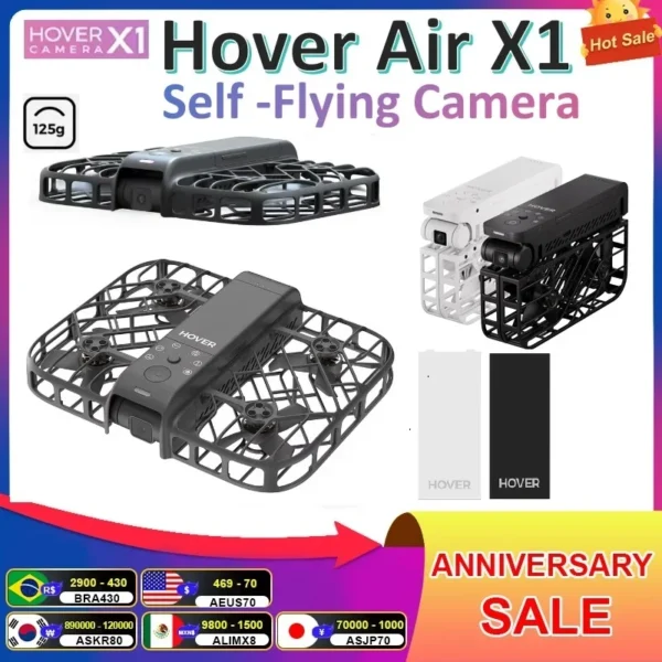 Hover Air X1 CameraX1 HOVERAir x1 Flying Drone Camera live Preview Selfie anti-shake HD Revolutionary Flying outdoor travel