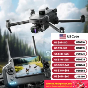 P7 MAX High-end Professional GPS Drone 8K With Screen Remote Control 20km Digital Image Transmission Brushless RC Quadcopter Toy