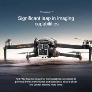 A23 Pro Drone with Screen 8K HD FPV Camera, Obstacle Avoidance, Foldable RC Quadcopter Brushless Motor, Long Flight Time Gifts
