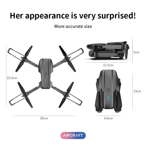 2024 New Drone With 4K Professional Camera High-Definition Dual Camera Lens Long Battery Life LED Night Flight Lights Toy Gift - Image 6