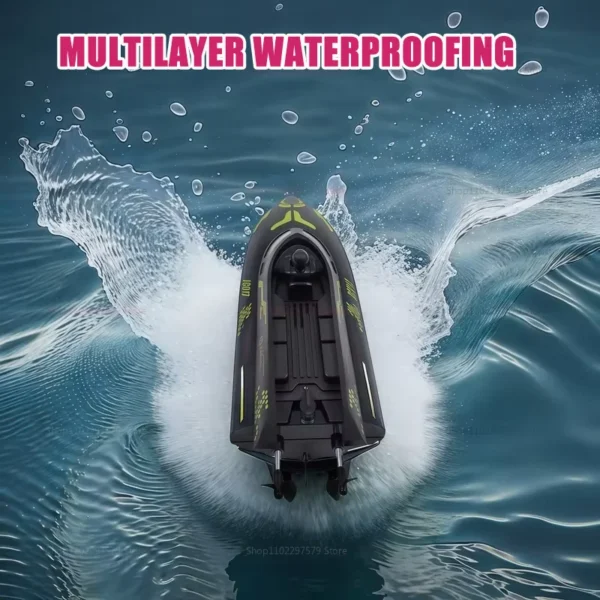 2025 JC017 RC Boat High Speed 2.4GHz Waterproof Remote Control Racing Boat 15 kmh Electric Toys for Boys Teens Adults Gift - Image 2