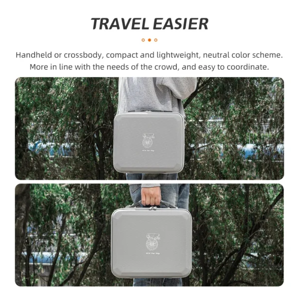 XFJI Portable Carrying Case for DJI Flip Storage Box Hard Case Drone Accessories DJI Flip Travel Handbag PU Splash-proof Bag - Image 3
