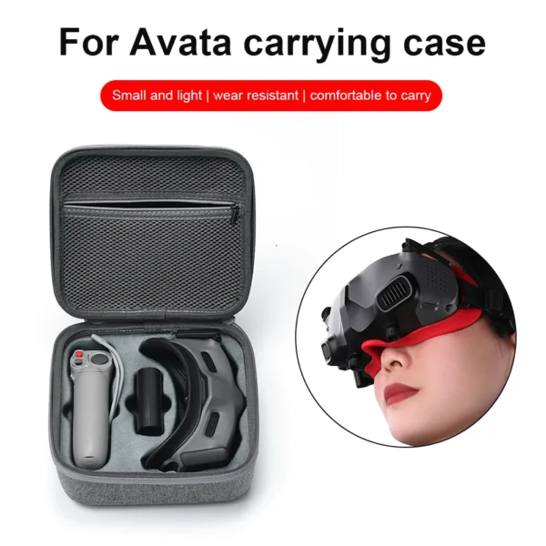 Storage Handbag Handheld Carrying Case Travel Portable Flight Goggles Bag Shockproof Drone Accessories for DJI Avata Goggles 2 - Image 3