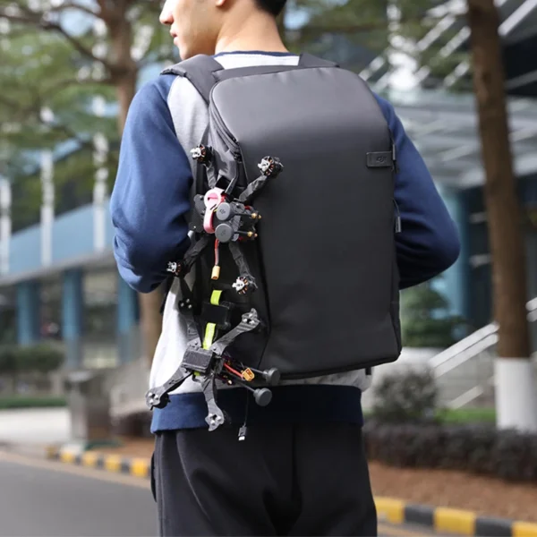 DJI Avata Backpack Black Fabric Waterproof Bag Multifunctional Drone Accessories Camera Backpack Outdoor Shooting - Image 6