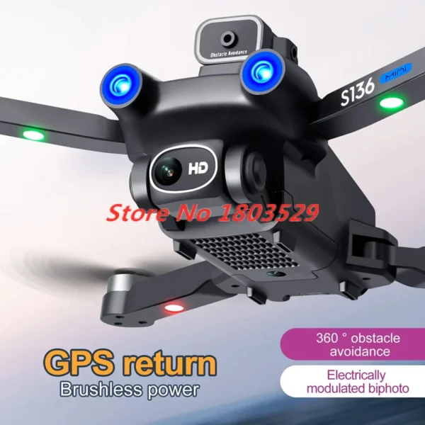 Professional GPS Obstacle Avoidance Drone Brushless Motor 4K Dual Camera Optical Flow Localization Quadcopter Boy Kid Toy Gifts - Image 3