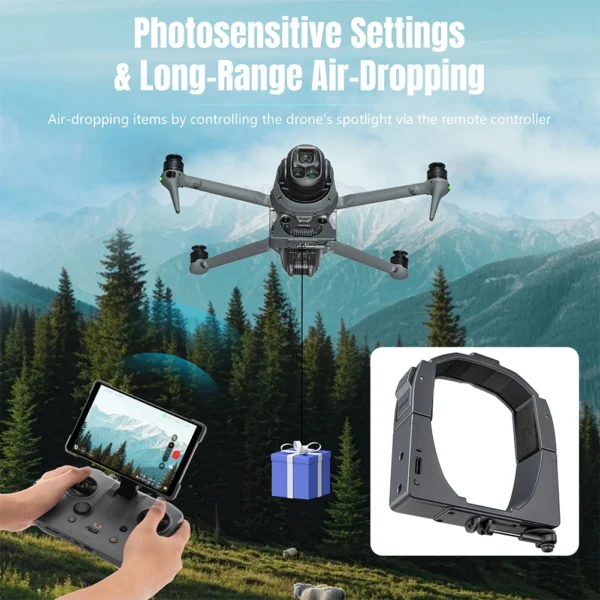 Air Dropper Gift Delivery Device Air Thrower Dropping System Air Drop System for DJI Mavic 4 Pro Drone Accessories