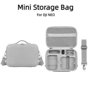 Storage Bag for DJI NEO Integrated Carrying Case Handbag Travel PU Suitcase with Shoulder Strap Drone RC-N3 Accessories