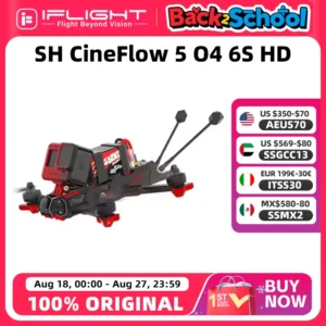 iFlight CineFlow 5 O4 6S HD 5inch Drone BNF with O4 Air Unit Pro / XING2 2207 2050KV motor for FPV cinematic freestyle