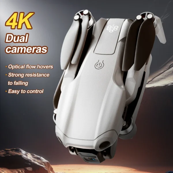 2025 New A888 Aerial Photography Drone Brushless Motor | 3-Axis Gimbal | 360° Adjustable Camera | Optical Flow Stabilization - Image 4