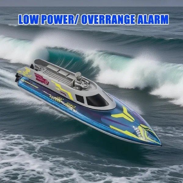 2025 JC017 RC Boat High Speed 2.4GHz Waterproof Remote Control Racing Boat 15 kmh Electric Toys for Boys Teens Adults Gift - Image 5