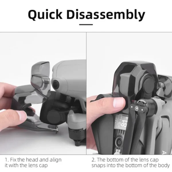 Lens Guard Protective Cover for DJI Air 3 Drone Gimbal Stabilizer Camera Lens Cap Dust-proof Guard Hood Cap Air 3 Accessories - Image 5