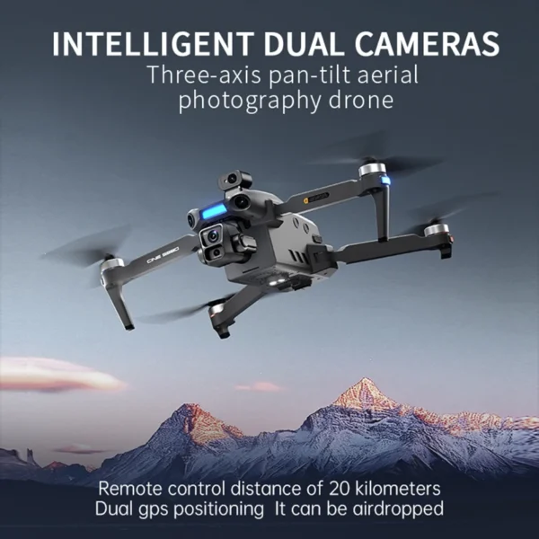 S880 Aerial Photography Fishing Drone with Touch Remote Control 8K Camera 3-Axis Gimbal Night Shooting Obstacle Avoid GPS Return - Image 2