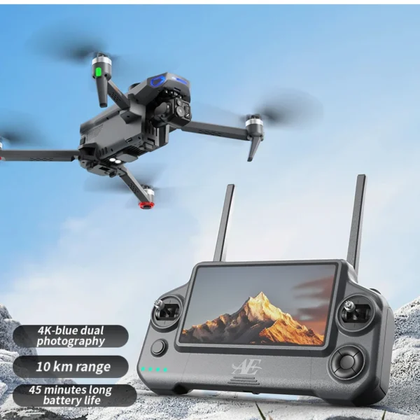 AE30 Professional Fishing Airdrop Drone 8K HD Camera 3-Axis Gimbal 10KM Brushless GPS FPV Dron Obstacle Avoidance RC Quadcopter - Image 2