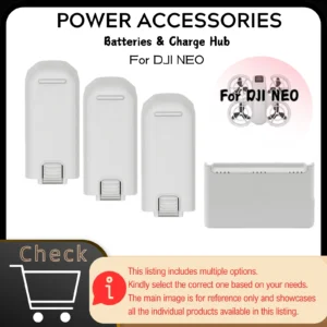 Power Accessories For DJI Neo Battery Pack 1435 mAh Charge Hub Charging Case For DJI NEO Drone Intelligent Flgiht Gears