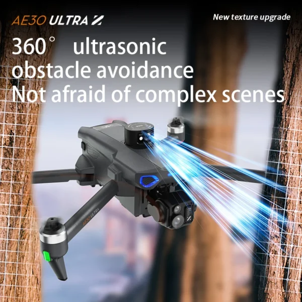 AE30 Professional Fishing Airdrop Drone 8K HD Camera 3-Axis Gimbal 10KM Brushless GPS FPV Dron Obstacle Avoidance RC Quadcopter - Image 4