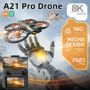 Xiaomi Mijia A21 PRO Drone FPV 8K Professional HD Dual Camera WIFI Light Flow Brushless Motor Obstacle Avoidance Quadcopter Toy