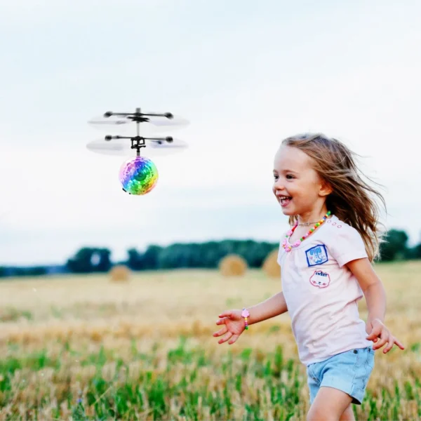 RC Flying Balls Electric Infrared Induction Drone Helicopter Ball LED Light Kids Flying Toy - Image 3