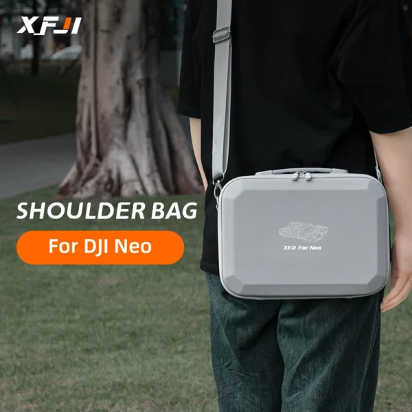 Mini Drones Controller Accessories Portable Travel Bag Case for DJI NEO Carrying Case PU Leather Storage Waterproof Box