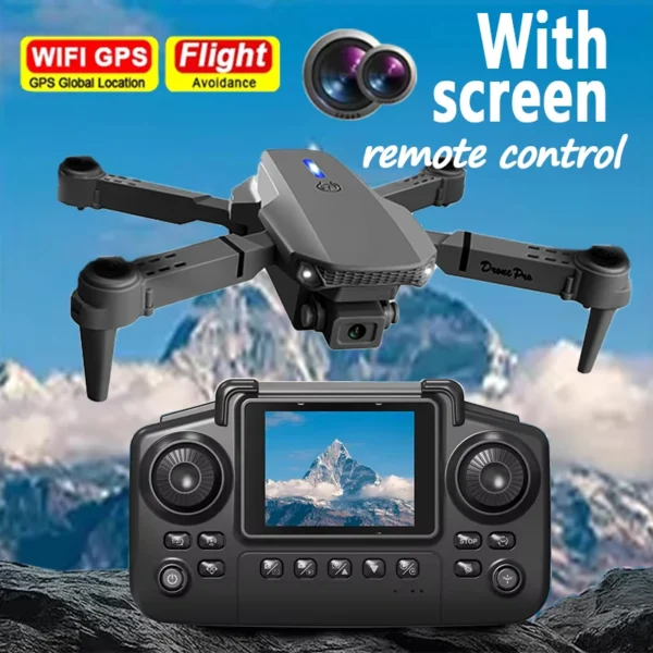 2025 New E88Air Drone 8K 5G GPS Professional HD Aerial Photography Remote Control Aircraft HD Dual Camera Quadcopter UAV ToyGifs