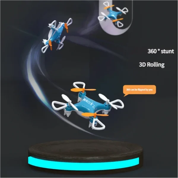 Mini Drone Fixed Height Quadcopter Remote Control Aircraft Toy for Kids Safe Flying Birthday Gift for Child Teens Beginners - Image 5