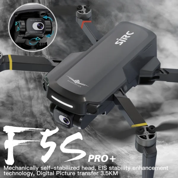 2025 SJRC F5S Pro plus GPS Drone 4K Profesional EIS HD Camera Drones 2 Axis Stabilized Gimbal 3KM Collapsible FPV RC Quadcopter - Image 2