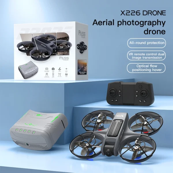 X226 Screen VR Control Drone 4K Professional Camera HD Aerial Photography Dual-Camera Omnidirectional Obstacle Avoidance Drone - Image 4