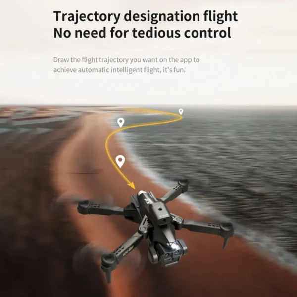 Optical Flow Hover Drone Triple Camera Drone 4k Camera Brushless Motor Drone with Obstacle Avoidance Foldable Design for Kids - Image 4
