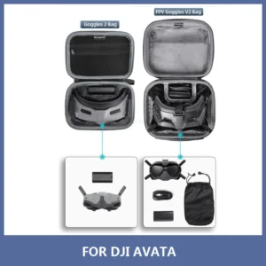 Sunnylife Storage Bag for DJI Avata Drone Bag Box Portable Handbag Carrying Case For DJI Googles 2/FPV Goggles V2 Accessories