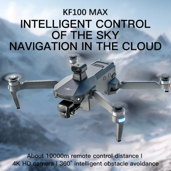 5.5 inch KF100 MAX/KF100 Large Screen RC Profesional GPS Drone With 8K Camera 3-axis Gimbal Brushless For Fishing Dron VS P7 MAX - Image 2