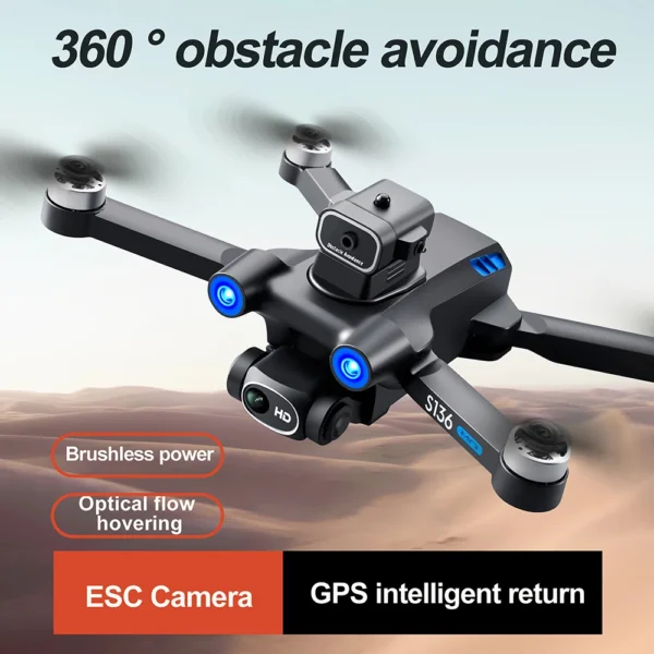 2024 S159 GPS PRO Drone 5G 8K HD Aerial Photography Dual-Camera Dron with Screen Omnidirectional Obstacle Avoidance Drone RC Toy - Image 3