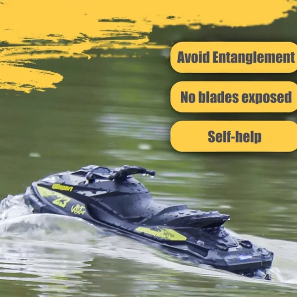 UDI023 RC Speedboat 2.4G Jet Spray RC Boat Remote Control Ship Waterproof Self-Righting LED Lights RTR High-Speed Models Toys - Image 2