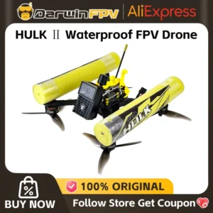 DarwinFPV HULK II Cinematic FPV Drone 5 Inch Quadcopters 5.8G 1000mW waterproof VTX