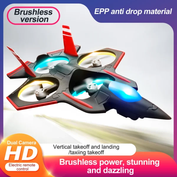 S152 Pro Drone Remote Control Foam Brushless Shatterproof Flow Electric Adjustment Dual Camera 4K FPV Night Light Dron - Image 6