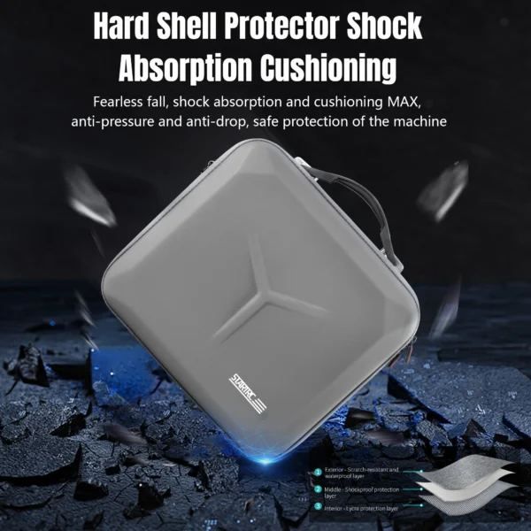 Carrying Case Travel Shoulder Bag For DJI Mavic 4 PRO Fly More Combo Accessory Storage Box PU Portable Handbag for DJI RC PRO 2 - Image 5