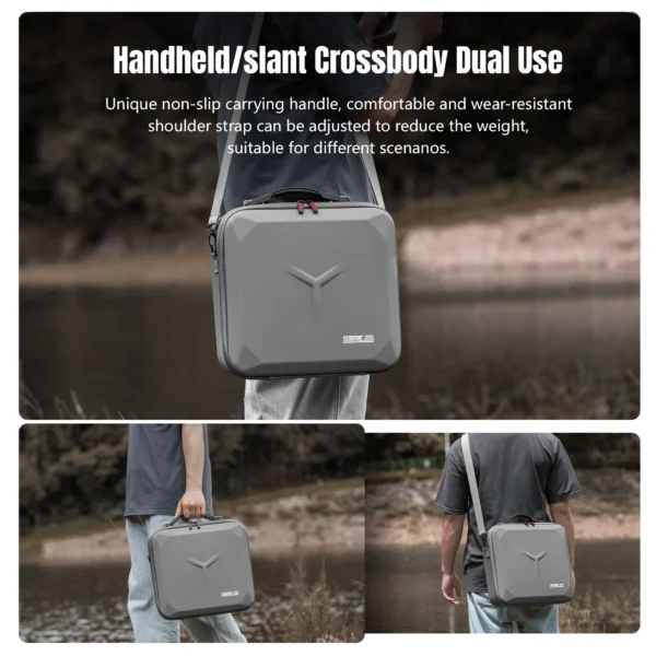 Carrying Case Travel Shoulder Bag For DJI Mavic 4 PRO Fly More Combo Accessory Storage Box PU Portable Handbag for DJI RC PRO 2 - Image 6