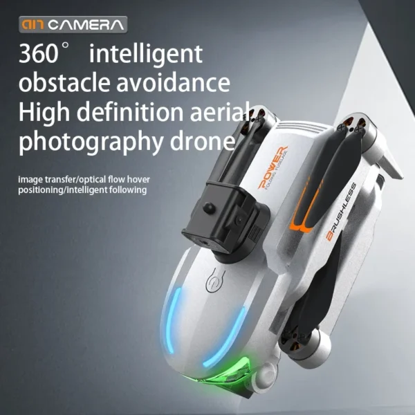 A17 4K Dual Camera GPS Drone w/ 360° Obstacle Avoidance, Auto Return, Foldable RC Quadcopter, WiFi FPV & Long Flight Time - Image 5