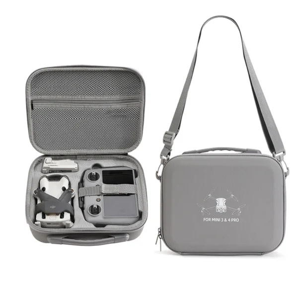 Portable Carrying Case Protective Storage Bag Water-Resistance Cover for DJI Mini 3 Pro/Mini 4 Pro Drone Remote Accessories