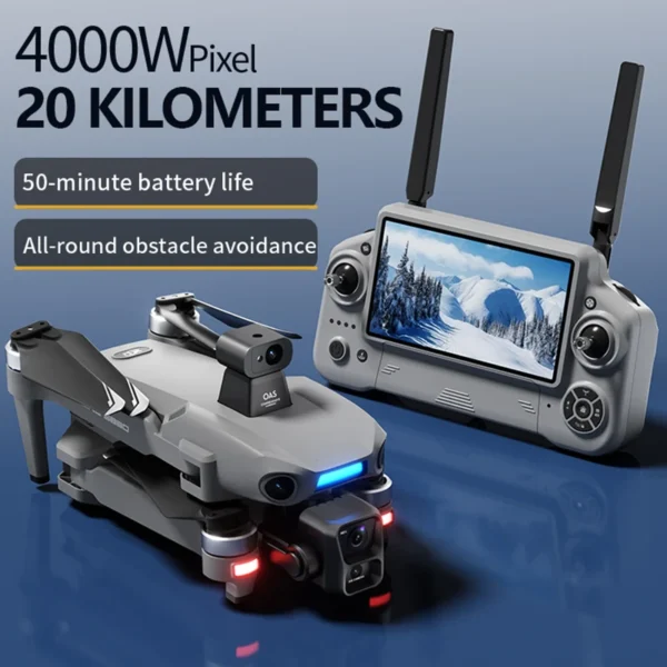 S880 GPS Drone Follow-up Shooting 3-Axis Gimbal Brushless Laser Obstacle Avoidance 5G Image Transmission Comes with Air Dropper - Image 6