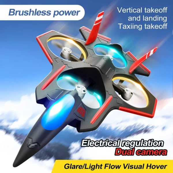 S152 Pro Drone Remote Control Foam Brushless Shatterproof Flow Electric Adjustment Dual Camera 4K FPV Night Light Dron - Image 5