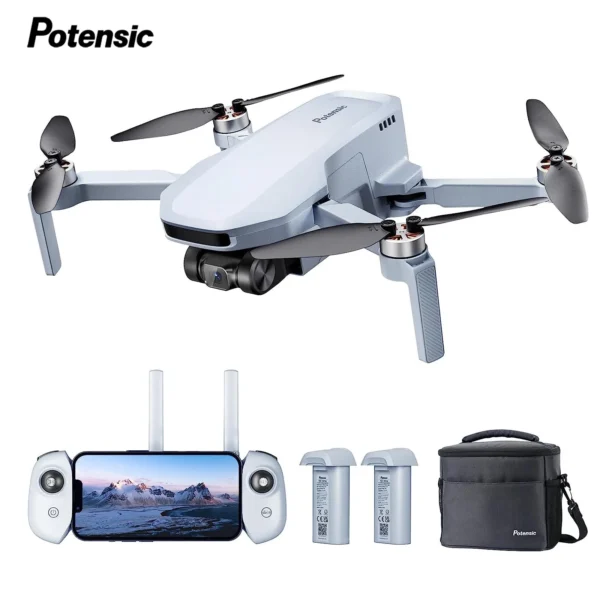 Potensic C0 Single Axis Gimbal 4K GPS Drones without Carry Bag Under 249g Max 4-KM for Adults and Beginners ATOM SE