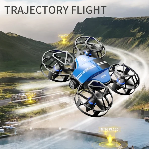 DWI NEW 812PRO Drone profession HD aerial drone 360° protection Camera with WiFi FPV RC Drone Height Keep Helicopter Kids Toys - Image 2