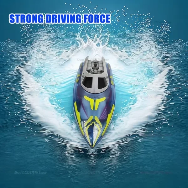 2025 JC017 RC Boat High Speed 2.4GHz Waterproof Remote Control Racing Boat 15 kmh Electric Toys for Boys Teens Adults Gift - Image 3