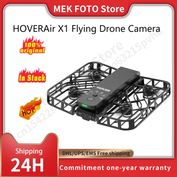 HOVERAir X1 Flying Drone Camera Llive Preview Selfie Aanti-shake HD Drone Pocket-Sized for Outdoor Camping Travel New