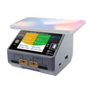 Upgraded HOTA D6 Pro Grey AC 200w DC 2x325w15a Channel Smart Battery Charger Discharger Lipo Charger for Rc Drone Spare Parts