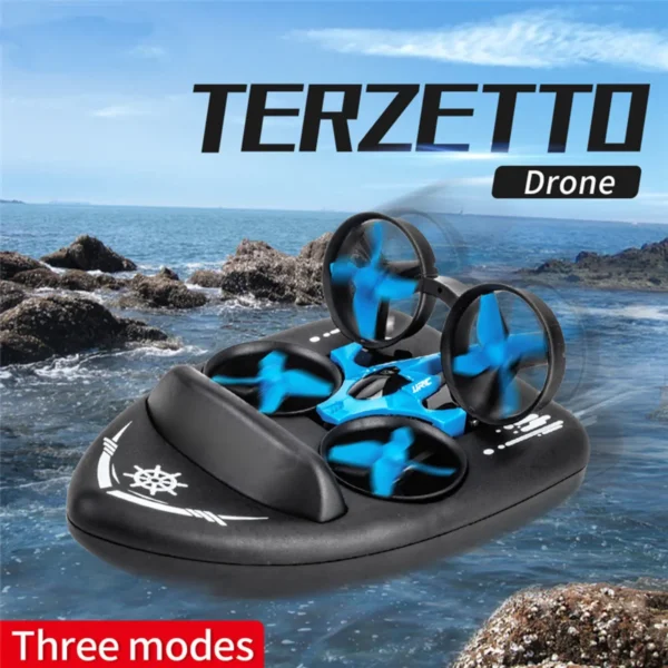 Jjrc H36F Rc Mini Drone Boat 2.4G 3In1 Rc Vehicle Flying Waterproof Drone Boat Model Toys Quadcopter Boat Rc Helicopter for Kid - Image 3